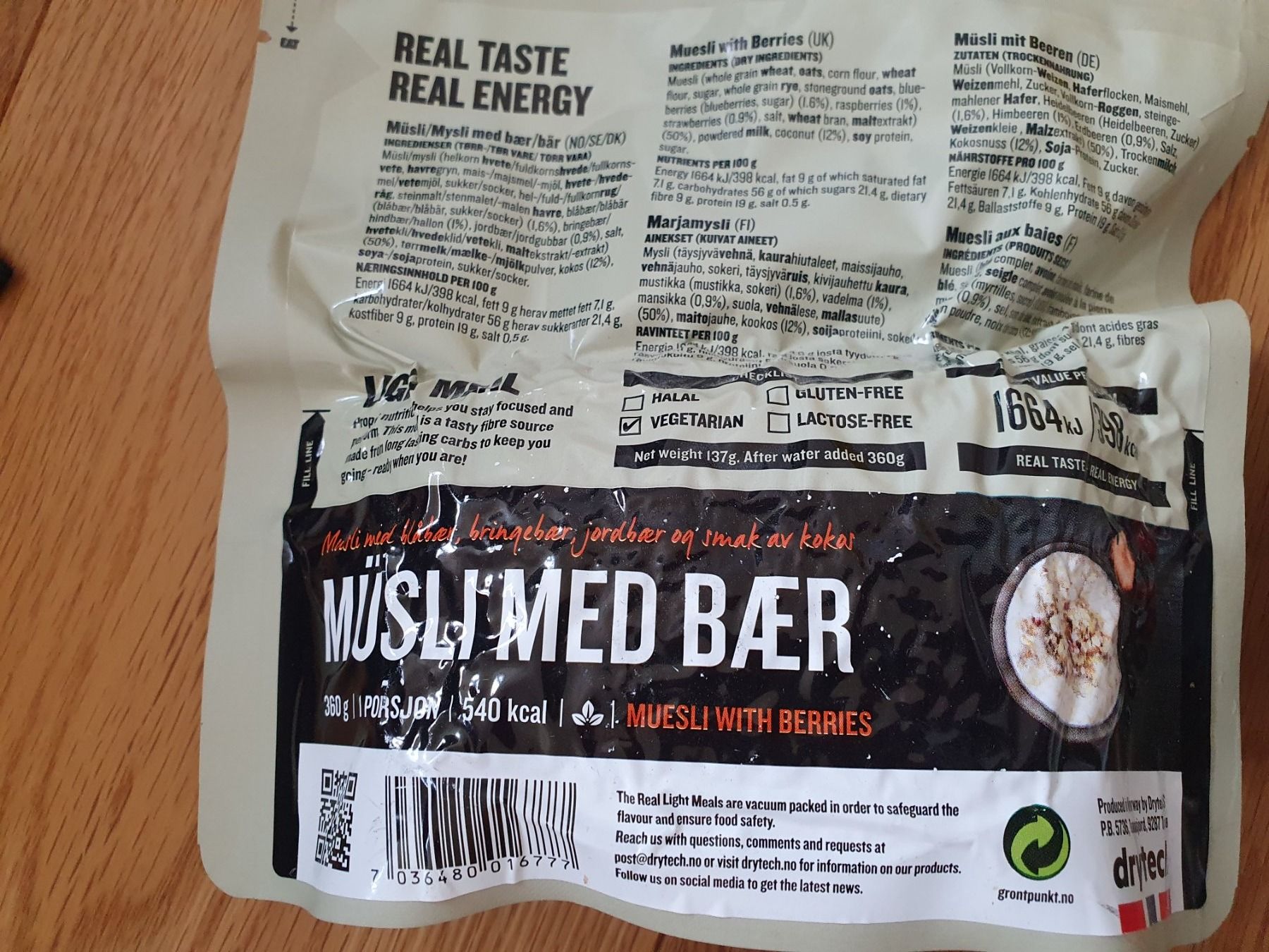 Cibi & Specialità: REAL FIELD MEAL – Usato da Allenwinden venduto da Kilian037 3