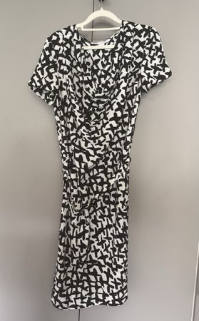 Diane von Furstenberg Seidenkleid Gr. 6 / S – 100% Seide