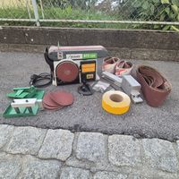 Holzstar BTS 150 Band- und Tellerschleifmaschine mit Zubehör