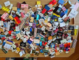 Grosse alte Streichholzsammlung – Zürich/Schweiz