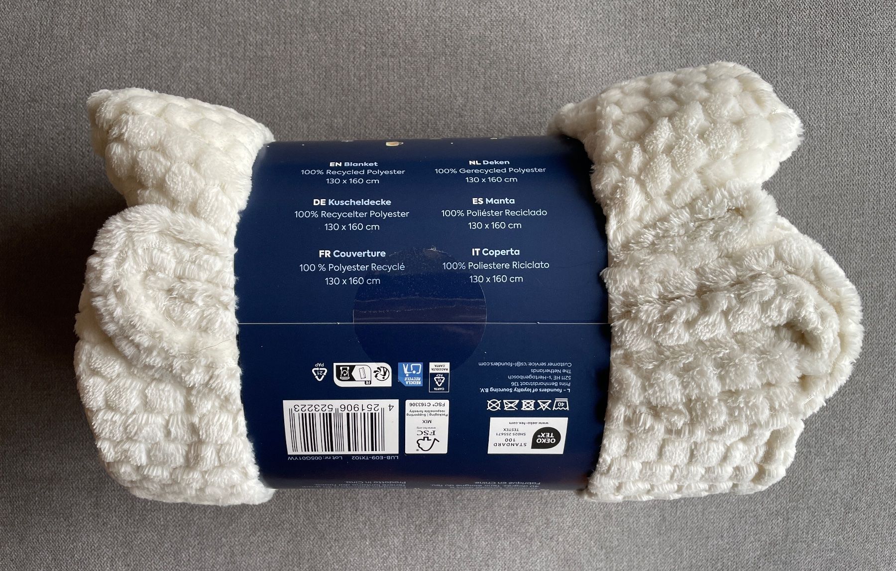 Coperte: Flauschige Kuscheldecke weiss, NEU – Nuovo e nell'imballaggio originale da Gümligen venduto da soleil149 1