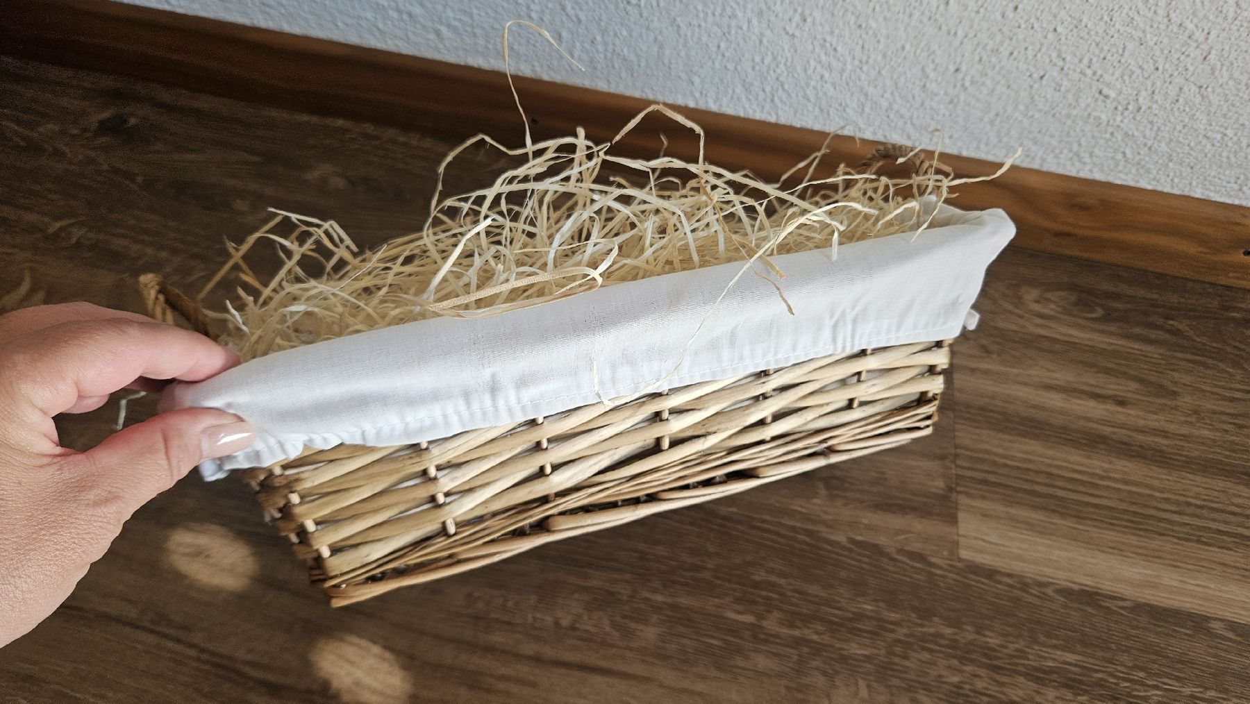 Altro per la casa: Korb Geschenkkorb mit Stoffeinsatz NEU – Nuovo (secondo la descrizione) da Schaan venduto da car_wrv2 3