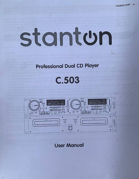 CD: STANTON C503 19" CD&MP3 – Usato da Rickenbach Sulz venduto da sinbin 3