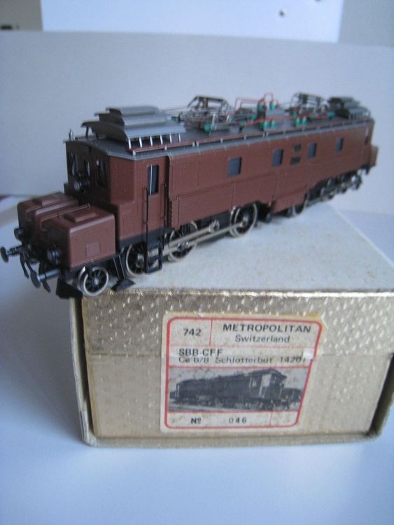 Metropolitan Modelleisenbahnen: Metrop Ce 6/8 I 14201 braun, Köfferli-Lok, SBB-Historic, 742 – Gebraucht aus Buchs ZH von swiss-train