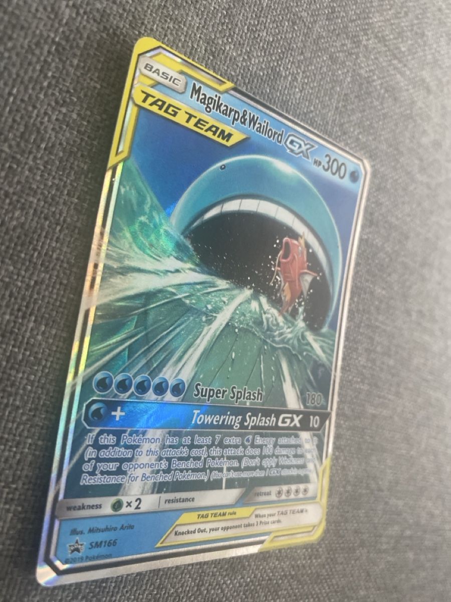 Pokémon Carte collezionabili: Magikarb & Wailord GX – Usato da Tägerig venduto da oiluig83 1