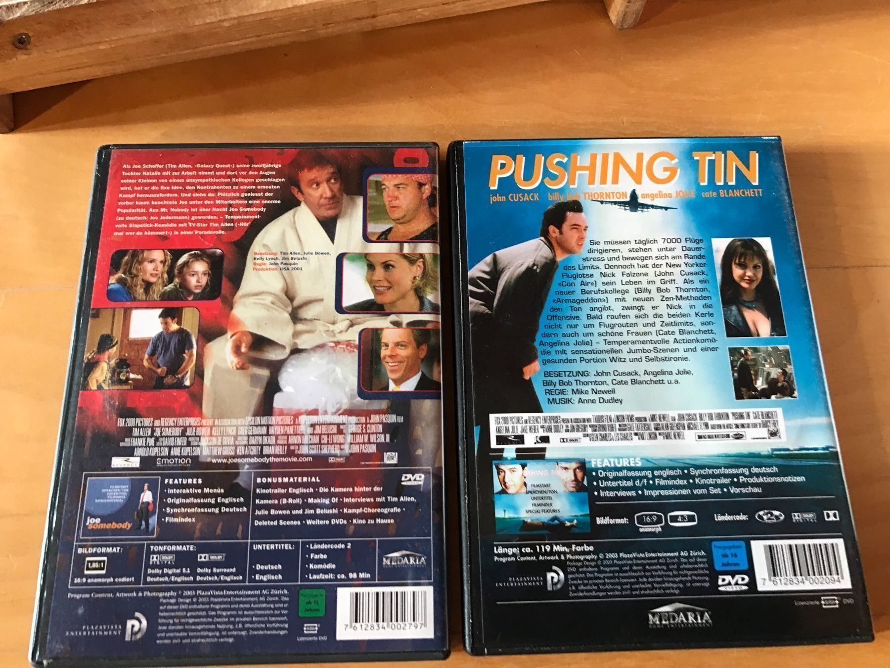 Tutti i DVDs: Joe Somebody, Pushing Tin – Usato da Schliern b. Köniz venduto da Corinu59 1