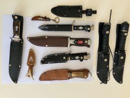 Messer Jagd / Survival gebraucht im Set