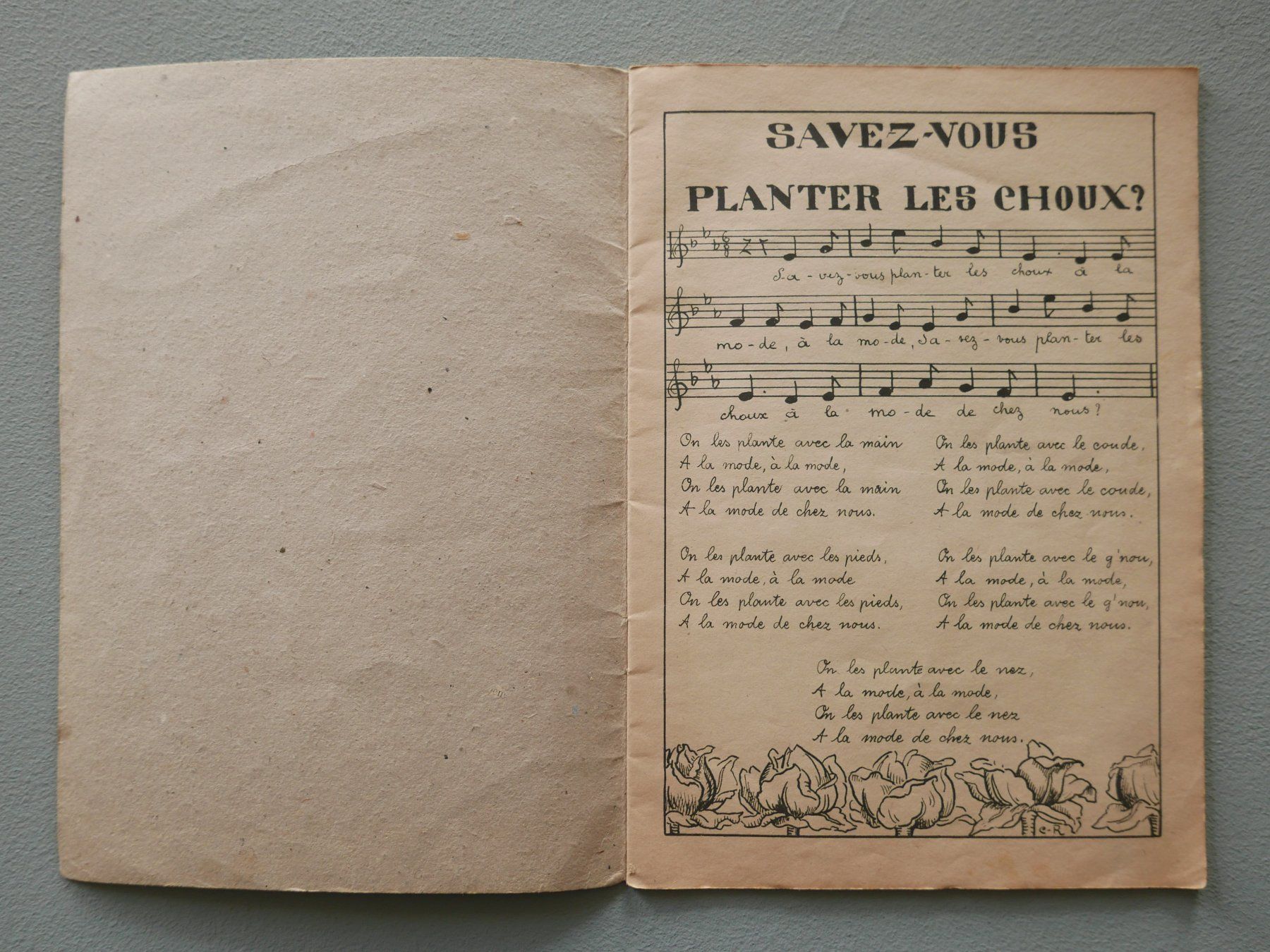 Libri: KINDERLIEDER CHANSONS POUR LES PETITS ENFANTS – Usato da Balgach venduto da Zwischenraum 1