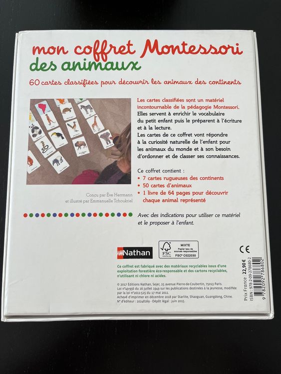 Mon coffret Montessori des animaux NATHAN | Kaufen auf Ricardo