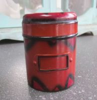 Kleine Knorr Blechdose, "ARTA", Höhe 7.5 cm