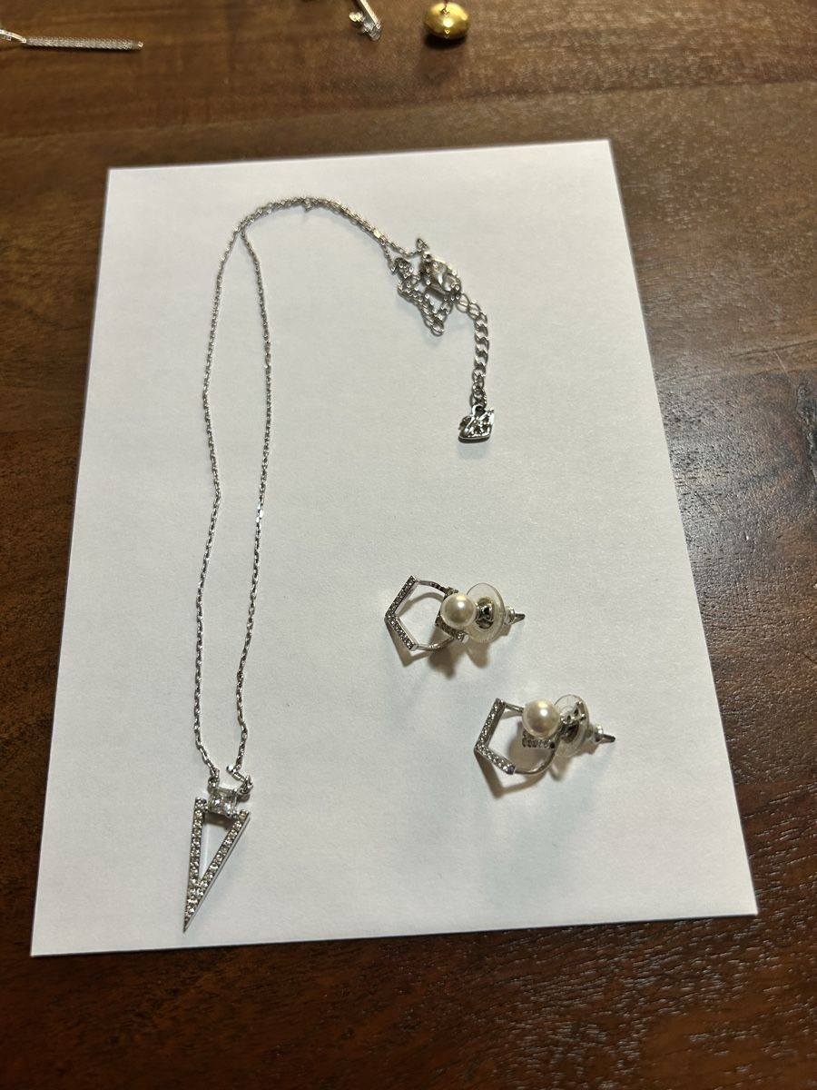 Swarovski Altri gioielli: Swarovski Schmuck-Set – Nuovo (secondo la descrizione) da Zürich venduto da mangel 1