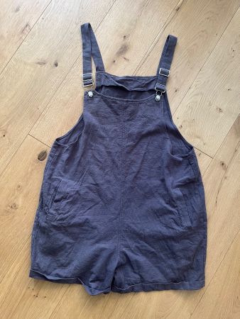 No Name Dungarees / Jumpsuit anthrazit Leinen Baumwolle L
