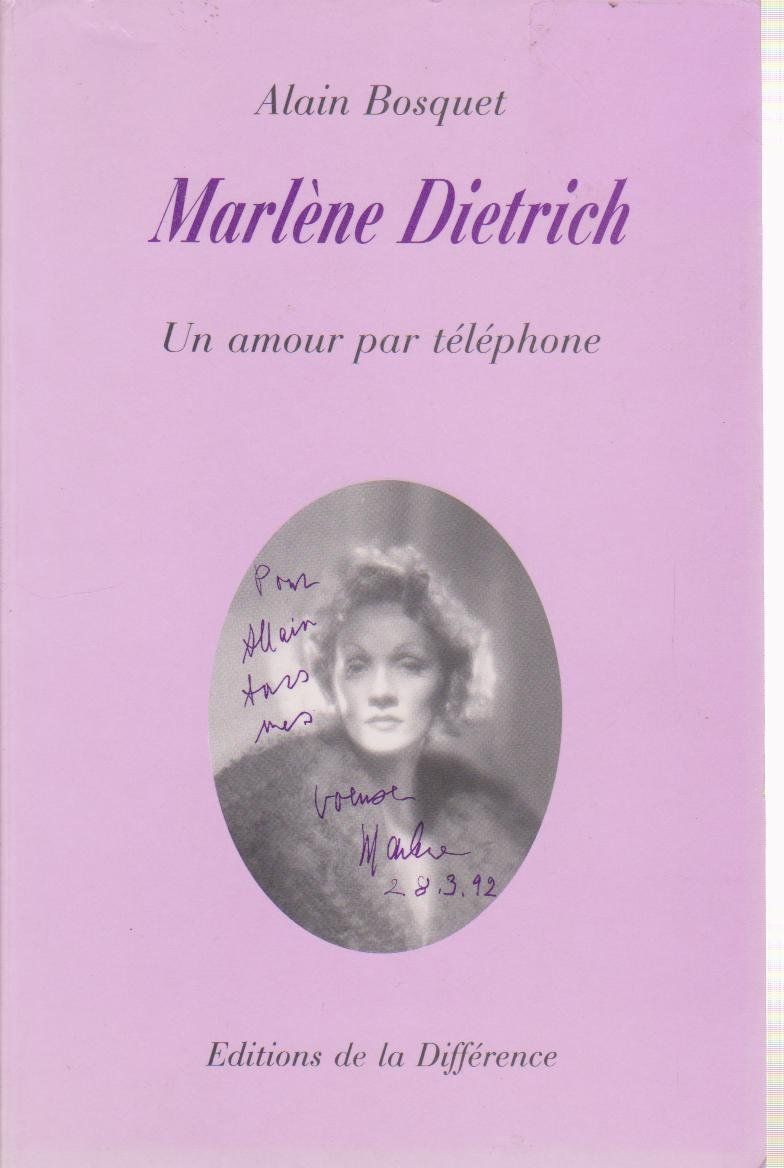 Libri: Marlène Dietrich - Un amour par téléphone – Usato da Neuchâtel venduto da Dualseele
