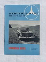 Mercedes-Benz 220 - 220 S - 220SE / AR-Sonderdruck 1960