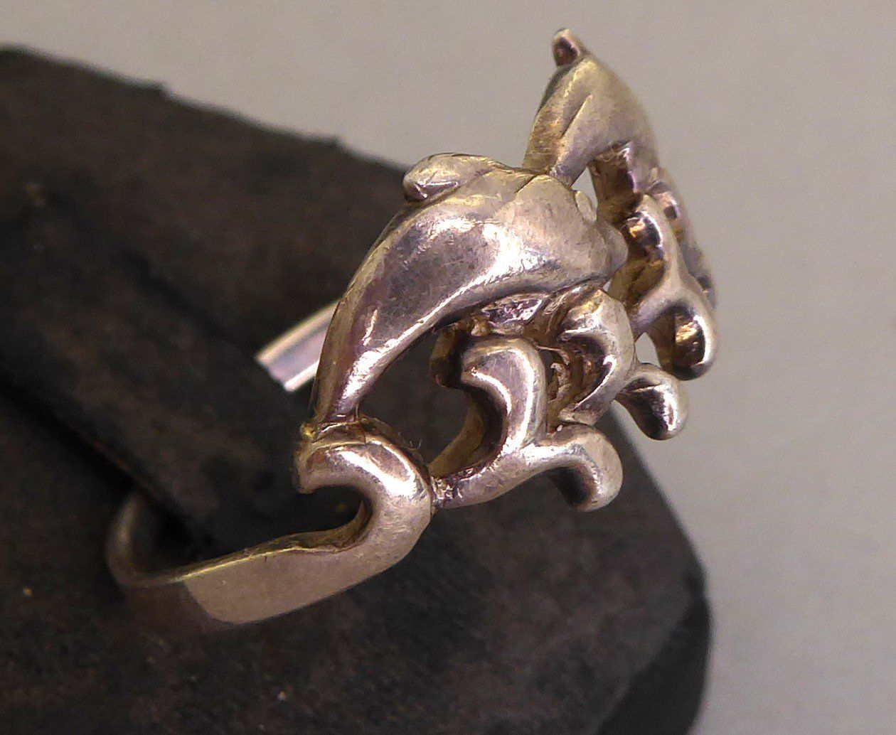 Bagues: Ring 925 Silber mit Delphinen – D'occasion à Muri AG par silvermouse007 2