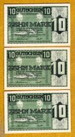 Germany noten 3 stück UNC