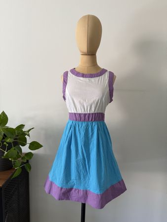 Sommerliches Pepper Tree London Kleid Colorblock, Grösse L