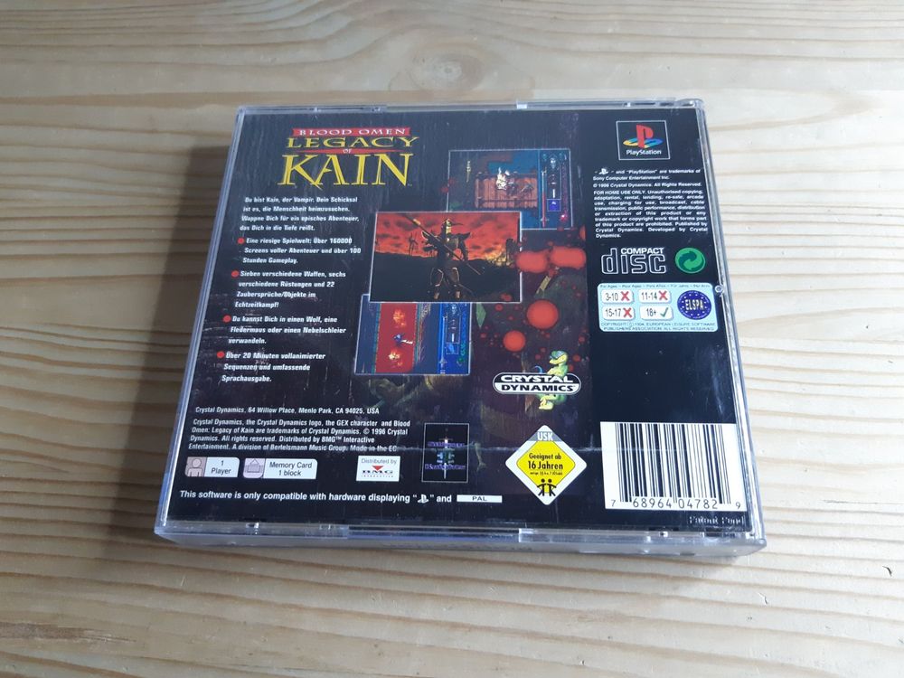 Blood Omen - Legacy Of Kain PS1 - Jeux Vidéo | Rakuten