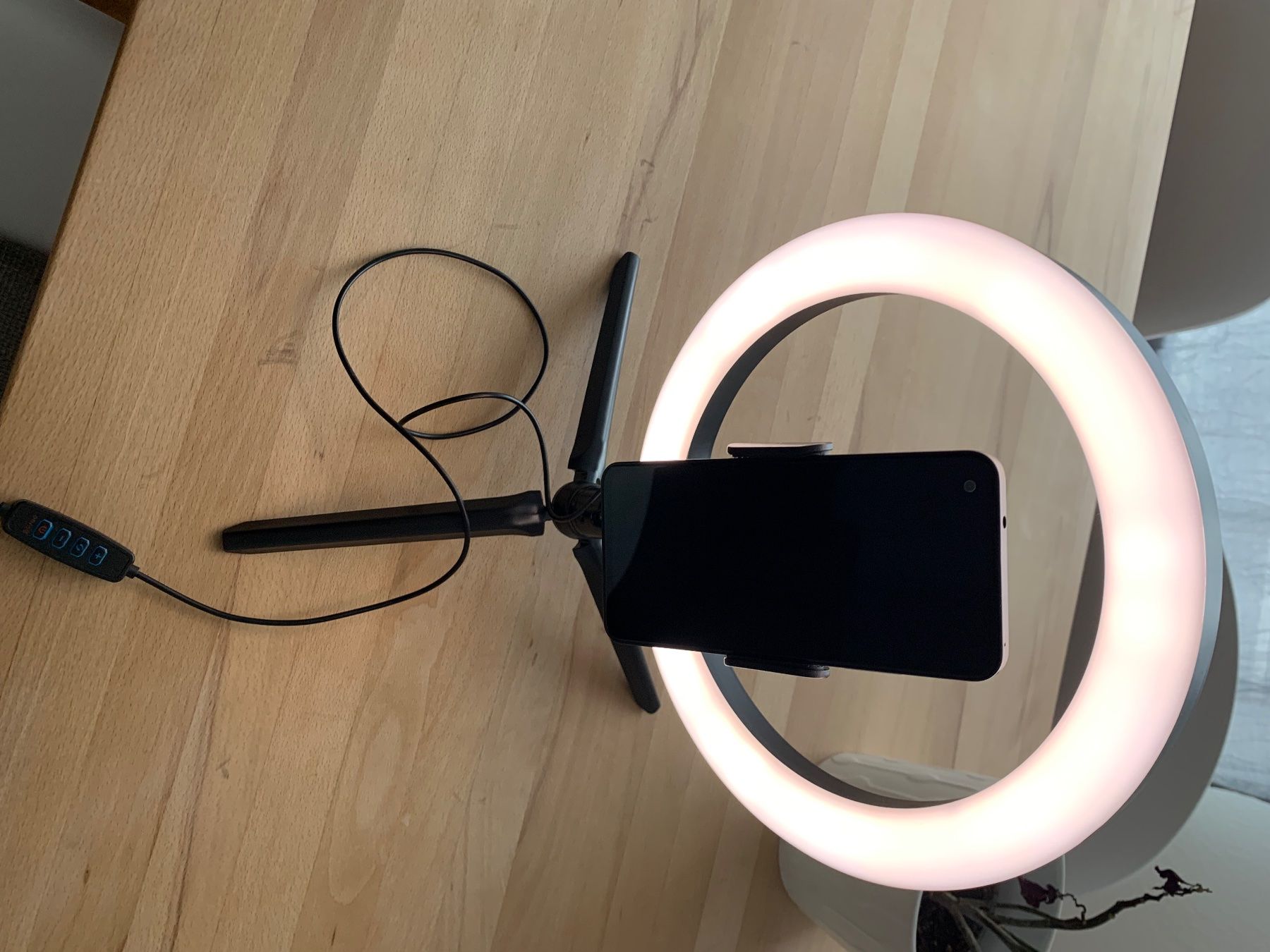 Flash: Dimmable 25.4cm LED Ring Light with Adjustable Color – Usato da Glattbrugg venduto da ele_dj5t 6