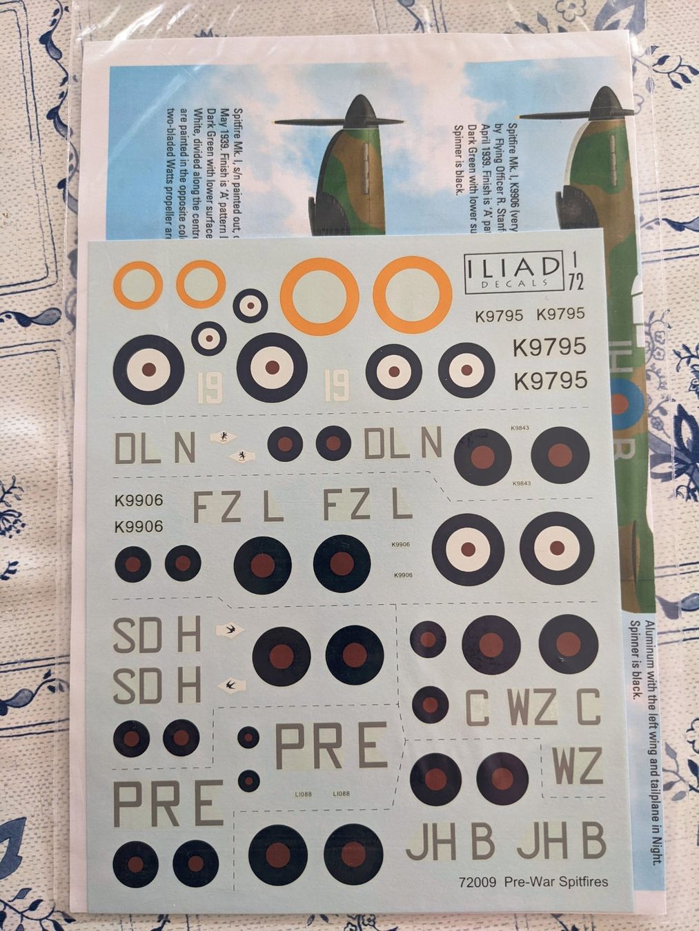 Kit di modellismo & Modellini statici: Decal Set Early preWar Spitfires – Usato da Neuenhof venduto da Abakan