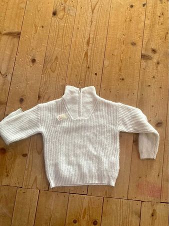 Pull blanc chaud