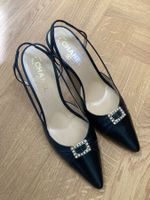 CHANEL SLINGBACK PUMPS, GR. 40, 1x GETRAGEN, EIN TRAUM!