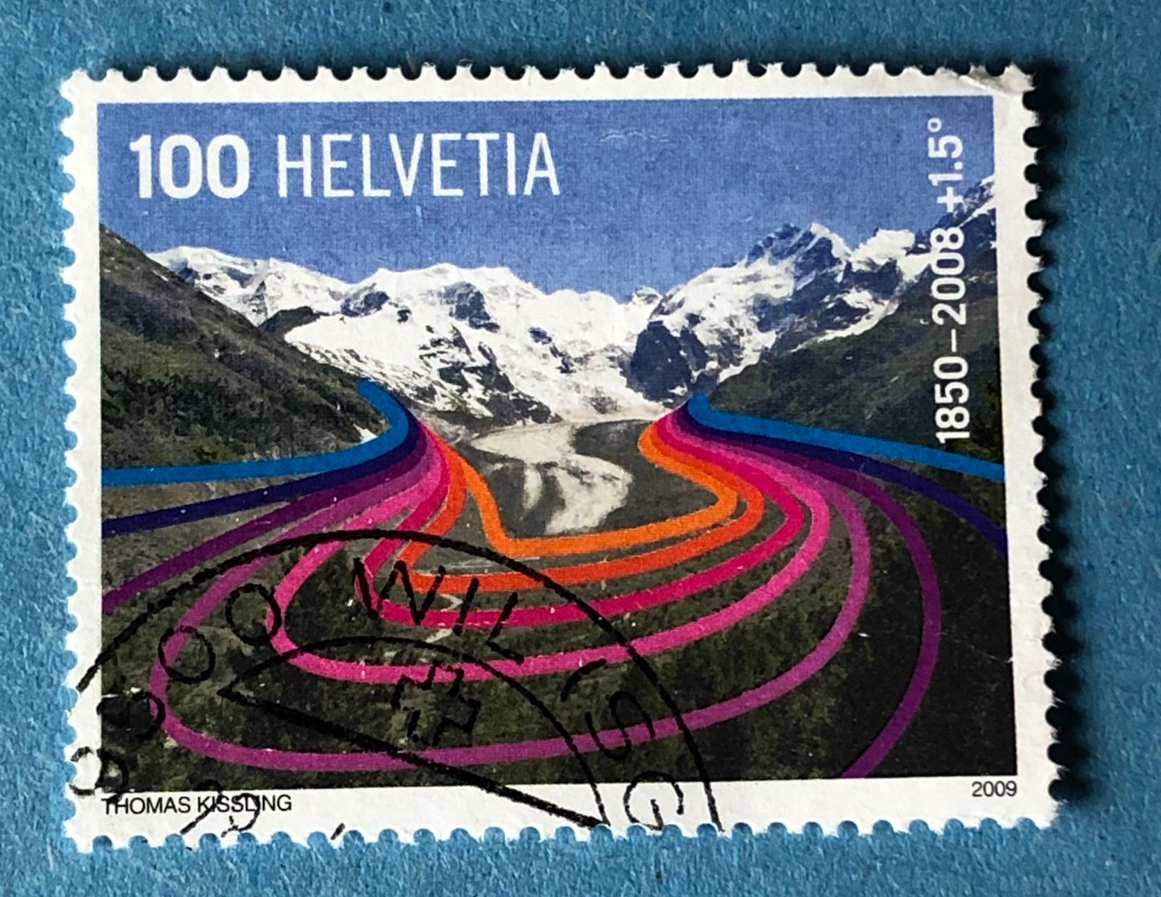 Alle Briefmarken: Nr. 1300  Morteratschgletscher GESTEMPELT 2009  – Gebraucht aus Aarau von Billa007