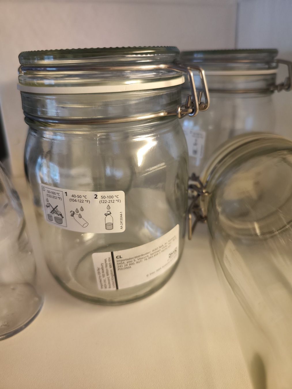 Ikea Recipients et similaires: Einmach Glässer KORKEN IKEA – Neuf avec emballage d'origine à Fislisbach par Flohmarkt.- 2