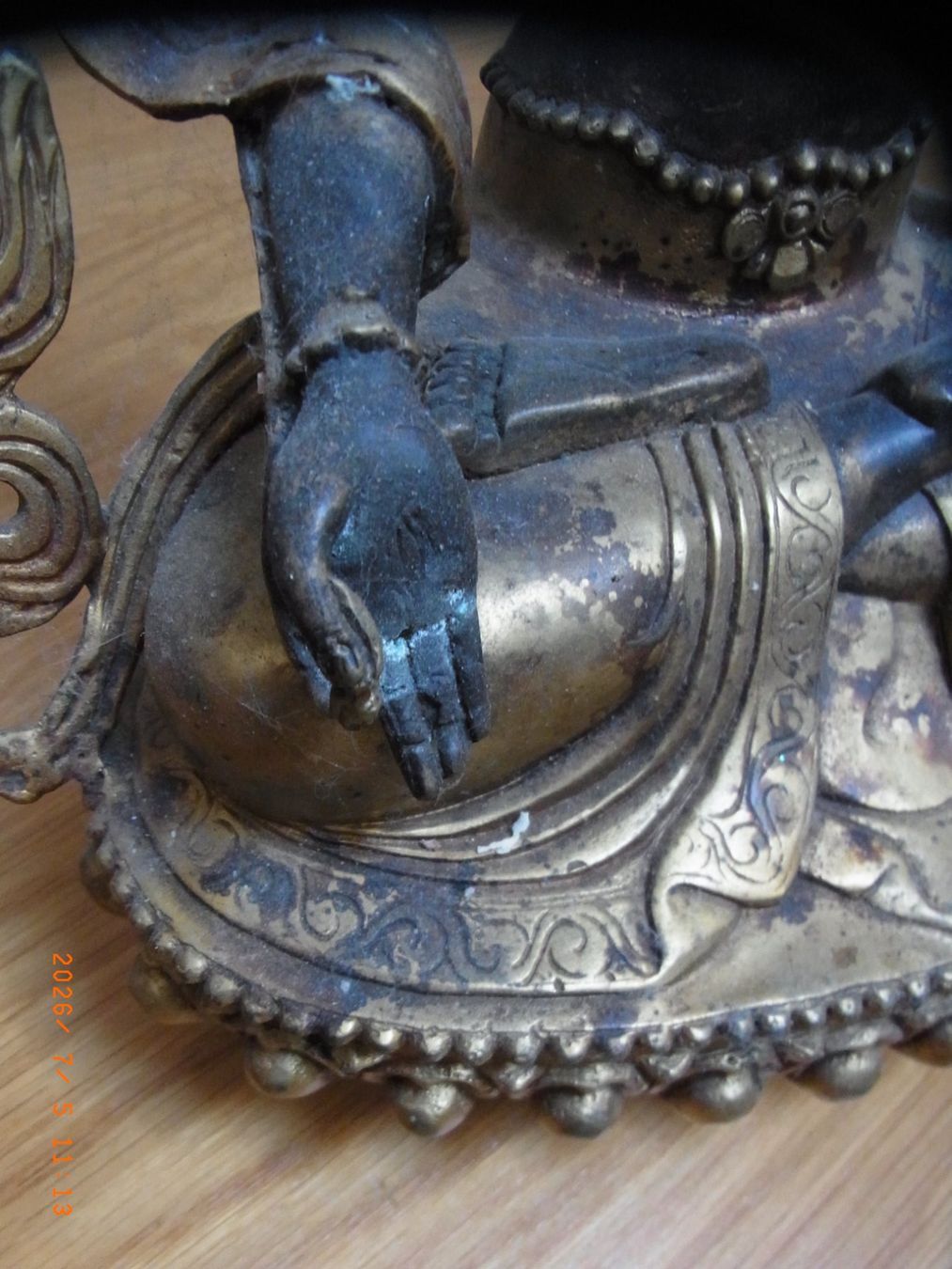 Sculture & Statue: Buddha Figur Messing vergoldet Vintage...... – Usato da Uezwil venduto da Fauchi51 3