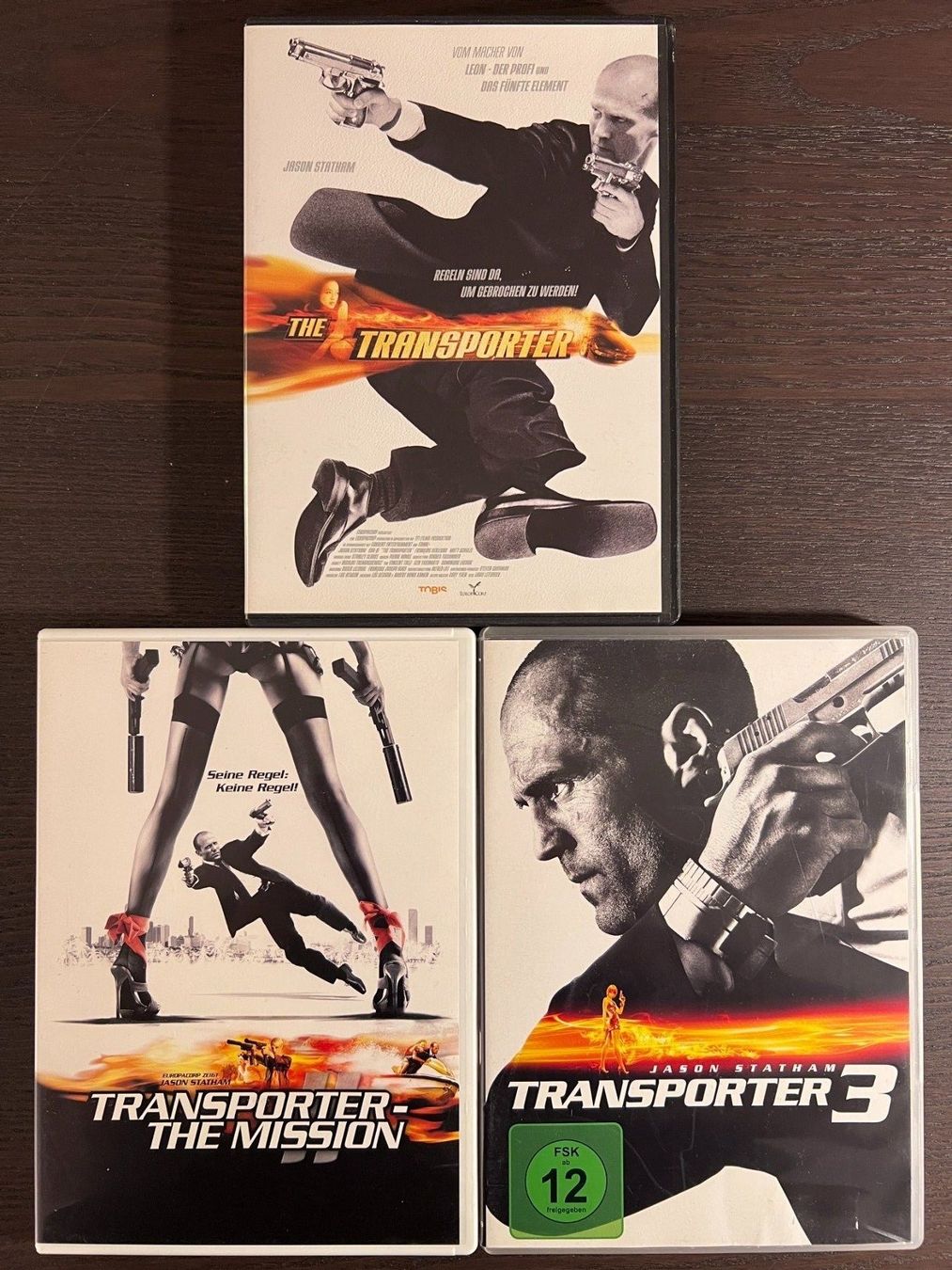 Tutti i DVDs: The Transporter - Teil 1 bis 3 – Usato da Zürich venduto da FilmFreunde