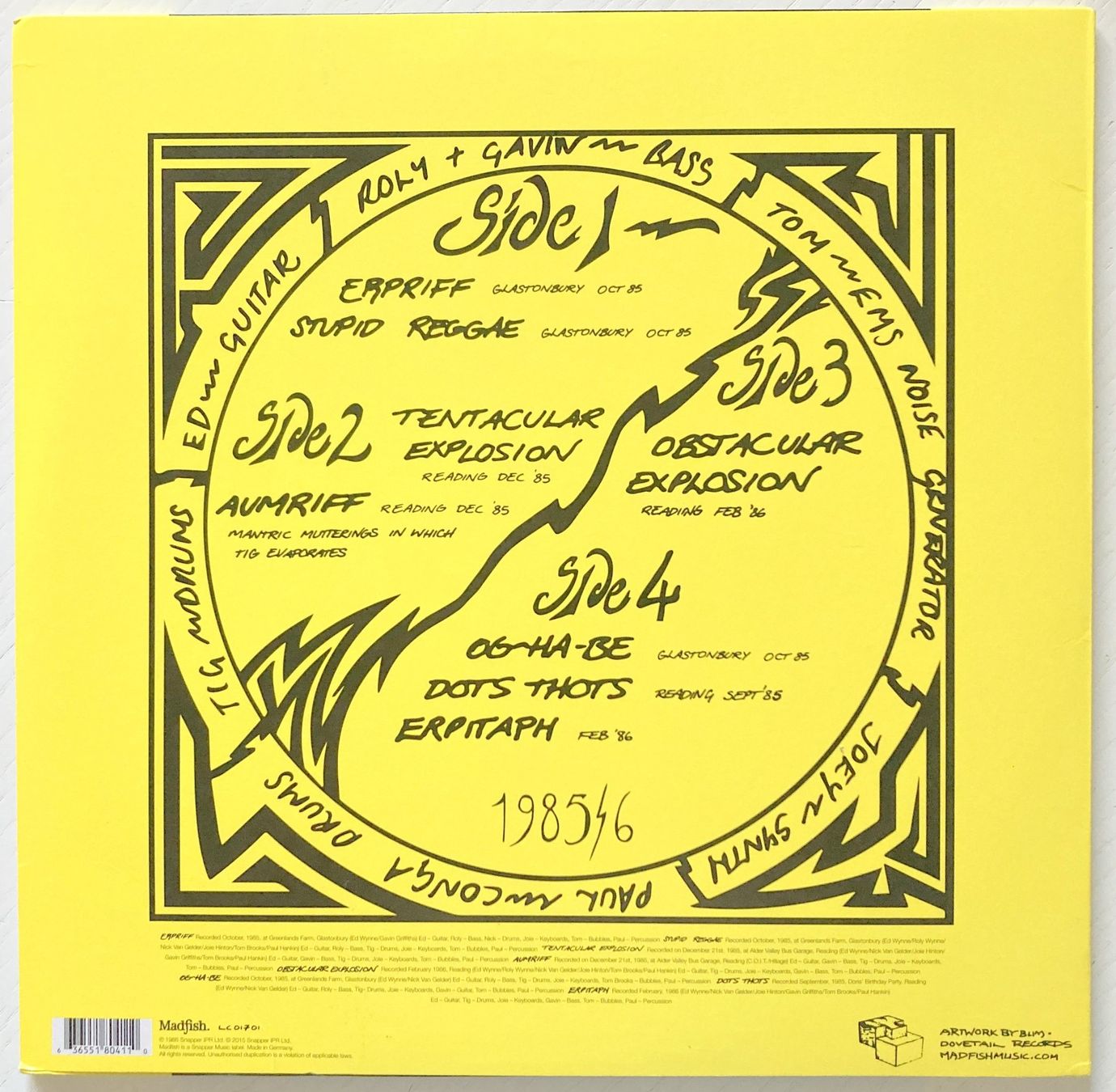 Schallplatten: OZRIC TENTACLES - LIVE ETHEREAL CEREAL – Gebraucht aus Bottens von hotter-than-hell 1