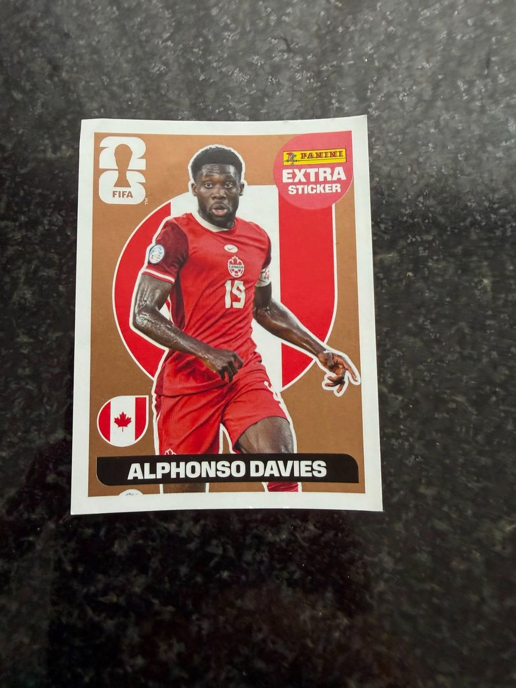 Panini Carte collezionabili: Alphonso Davies, Extra sticker, bronze, Panini 2026 – Nuovo (secondo la descrizione) da Pfäffikon ZH venduto da Marcodesi76