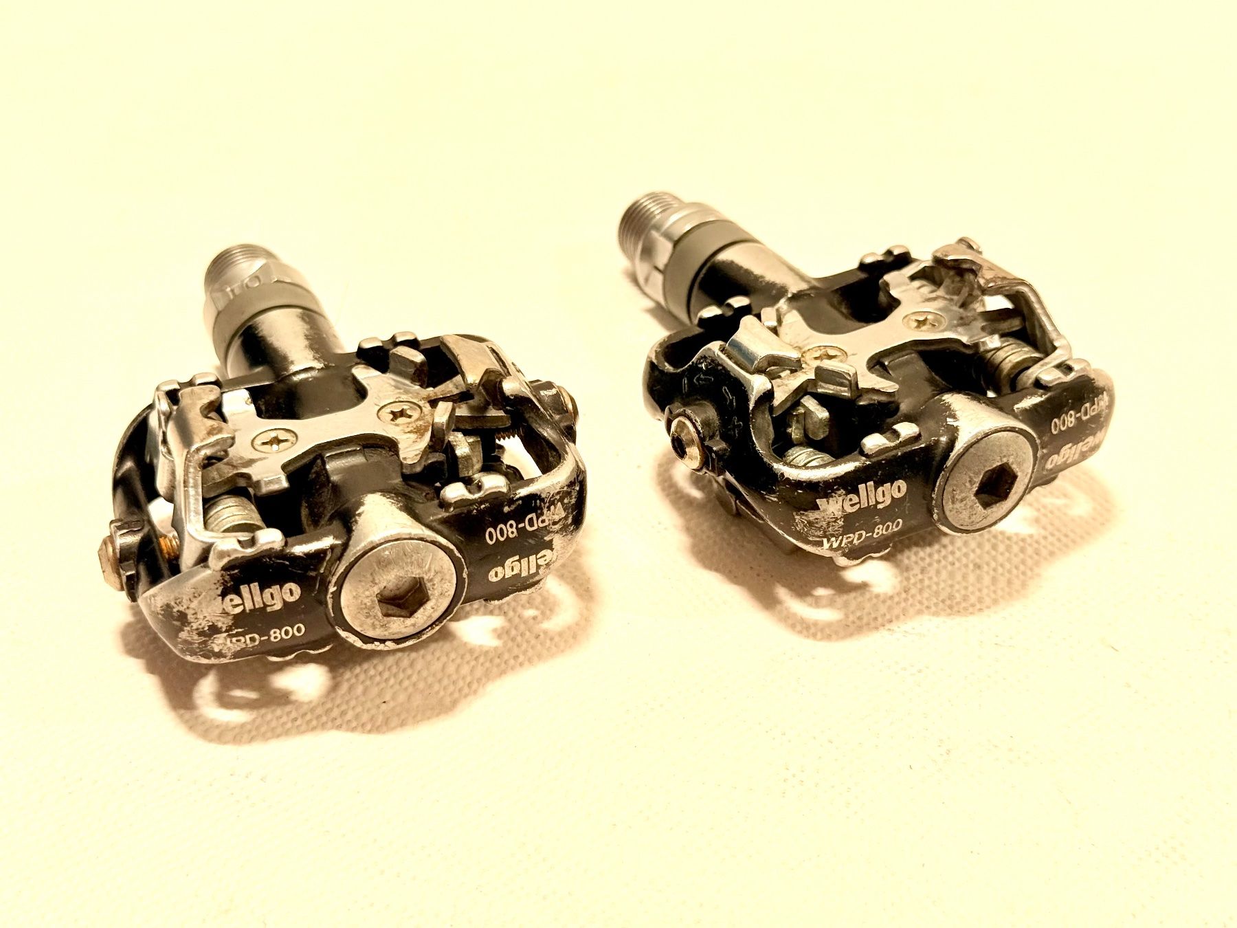 Pezzi di ricambio: wellgo WPD-800 SPD Pedals Pedalen doppelseitig – Usato da Luzern venduto da bikeandbeltcom 3