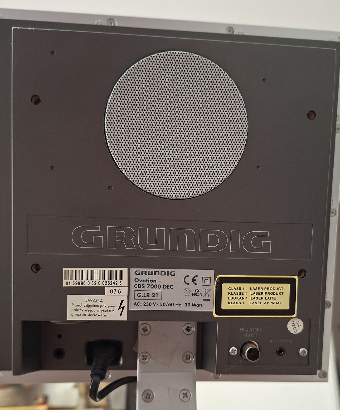 Grundig Sistemi audio & multimediali: Grundig Ovation 2 CDS 7000 CD Player – Usato da Bern venduto da Michel_Wo. 4