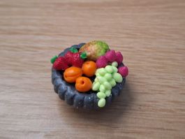 Früchteschale alles Handgemacht auch die Schale