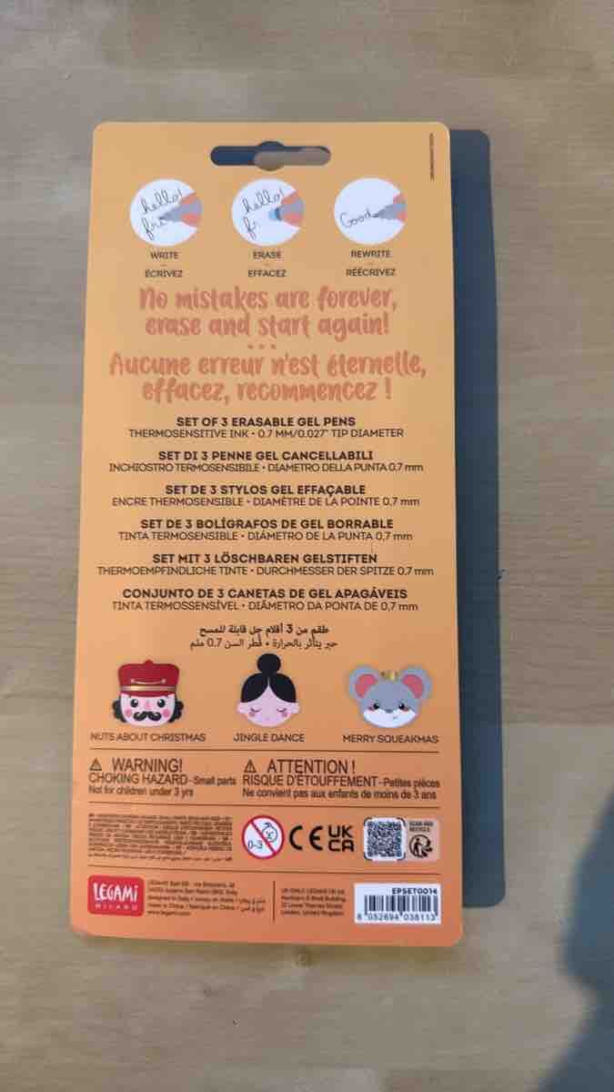 Legami Stylos & Marker: Legami Erasable Pens The Nutcracker Limited Edition - Neu! – Neuf avec emballage d'origine à Schüpfen par isa.wittwer 1
