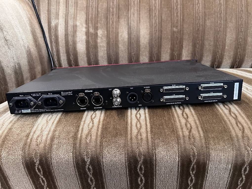 Amplificatori: Focusrite REDNET A16R MKII – Usato da Schwanden Sigrisw venduto da leumas1975 3