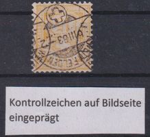 34x) Wertziffer 63A Kontrollzeichen auf Bildseite eingeprägt