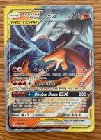 Pokemon Karte Reshiram Charizard GX 20/214 guter Zustand