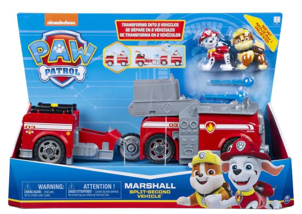 Marcus et son camion de pompier Pat' Patrouille SPIN MASTER : Comparateur,  Avis, Prix