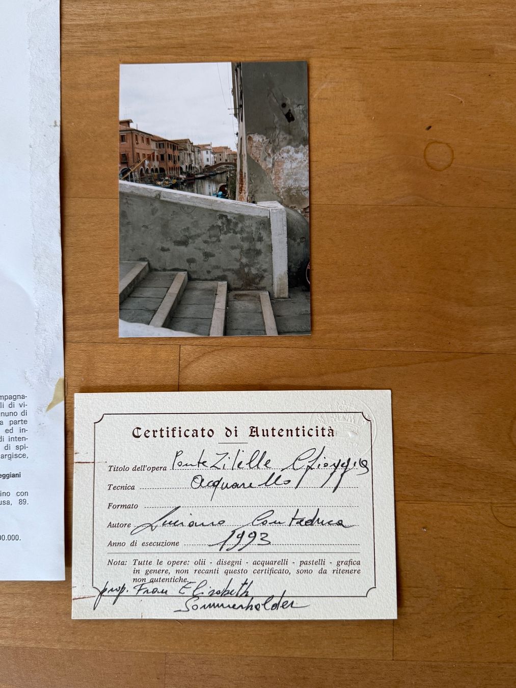 Dipinti: Bild Gemälde Luciano Conteduca – Usato da Wittwil venduto da Schnaeppli64 2