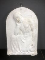 Tolles Relief, Sitzender Mann, Gips / Entwurf, Gussmodell
