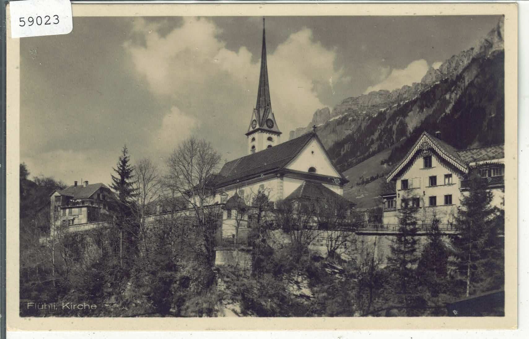 Ansichtskarten: Kurort Flühli - Kirche – Gebraucht aus Ettingen von Kartenplanet