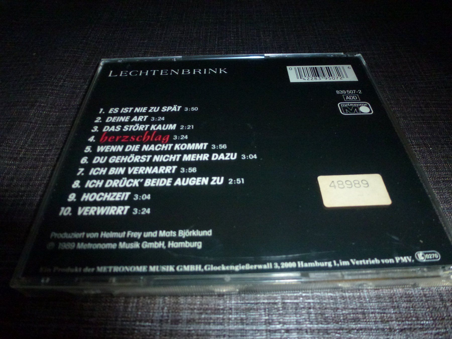 CD: Lechtenbrink - Herzschlag CD – Usato da Olten venduto da Disc-Ausverkauf 1