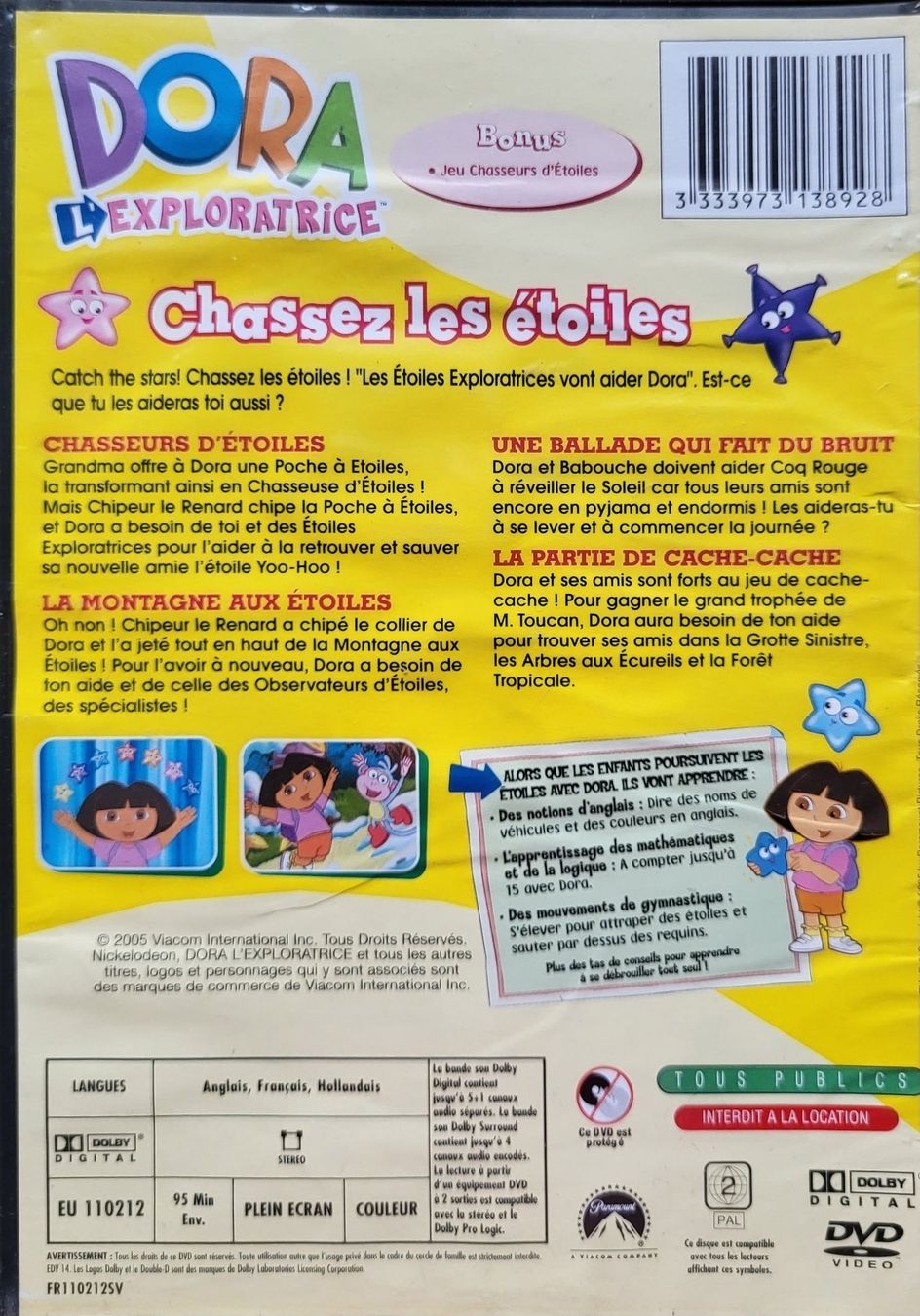 Alle DVDs: Dora l'Exploratrice. Chassez les étoiles – Gebraucht aus Blonay von  1