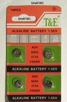 NEU  4 Stück AG4 / 377 / LR66 / SR626 Alkaline Batterien