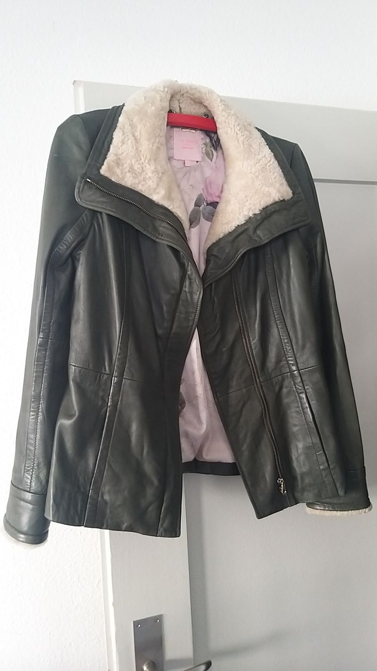 Ted Baker Giacche: Grüne Lammnappa-Lederjacke Ted Baker Gr. S/M – Nuovo (secondo la descrizione) da Niederhasli venduto da Goodquality