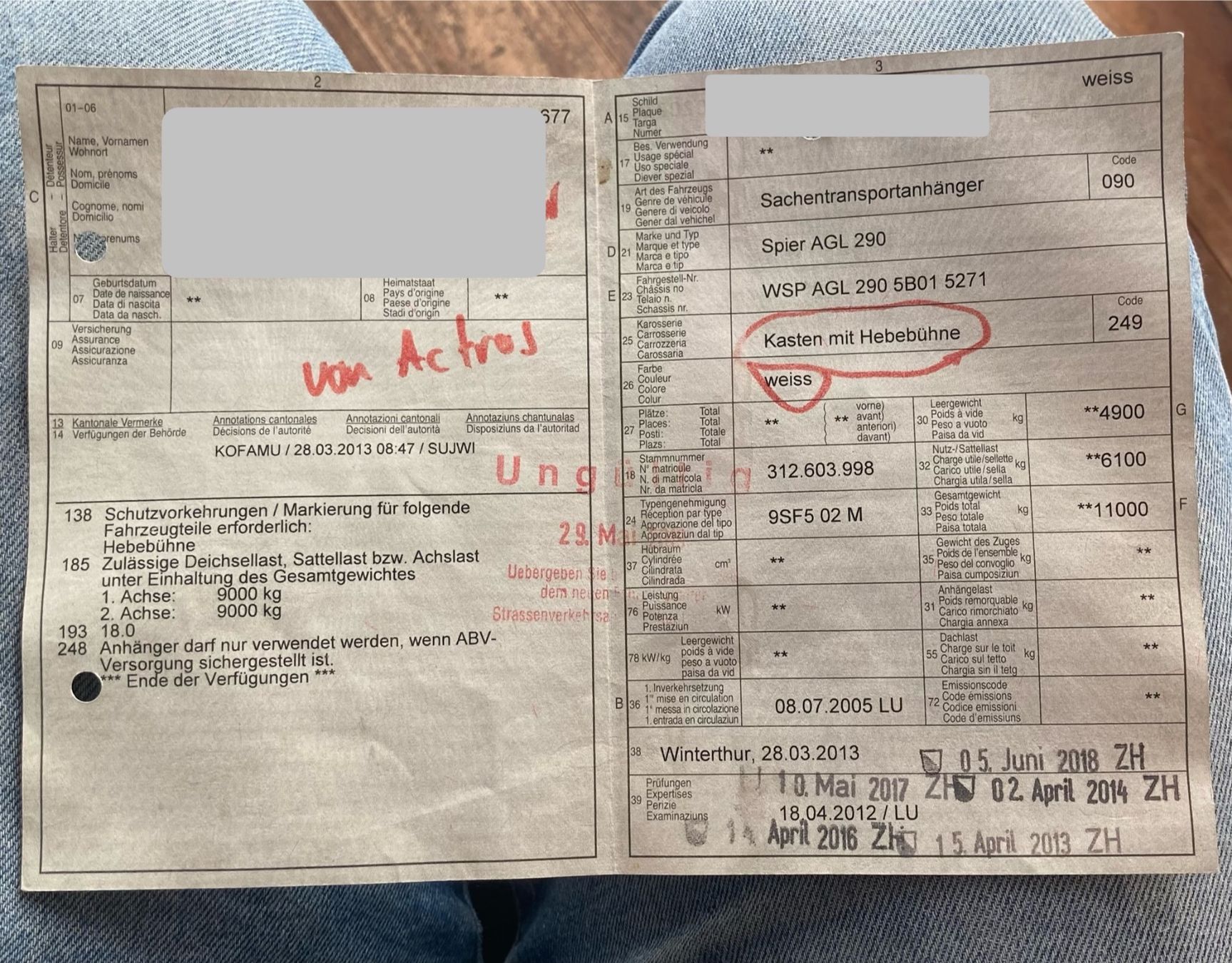 Anhänger: Sachentransportanhänger, Lager – Gebraucht aus Basel von stahlmann 4