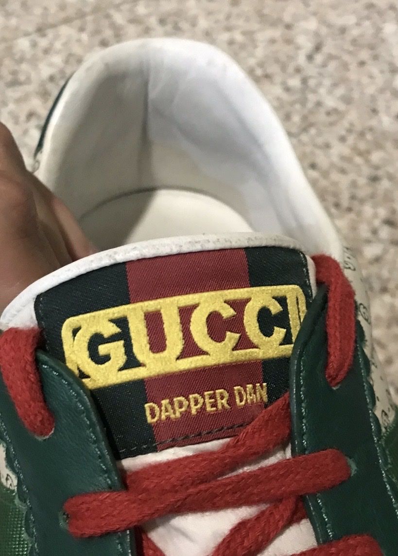 Gucci Scarpe da uomo: Gucci Sneaker Dapper Dan GG Leder Neuwertig Grösse 8 – Nuovo (secondo la descrizione) da Zürich venduto da PacoSells 3