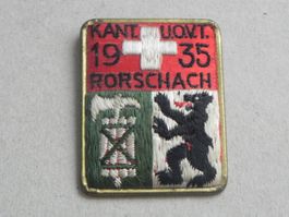 Abzeichen Schweizer Armee Militär Kant. Uovt. Rorschach 1935